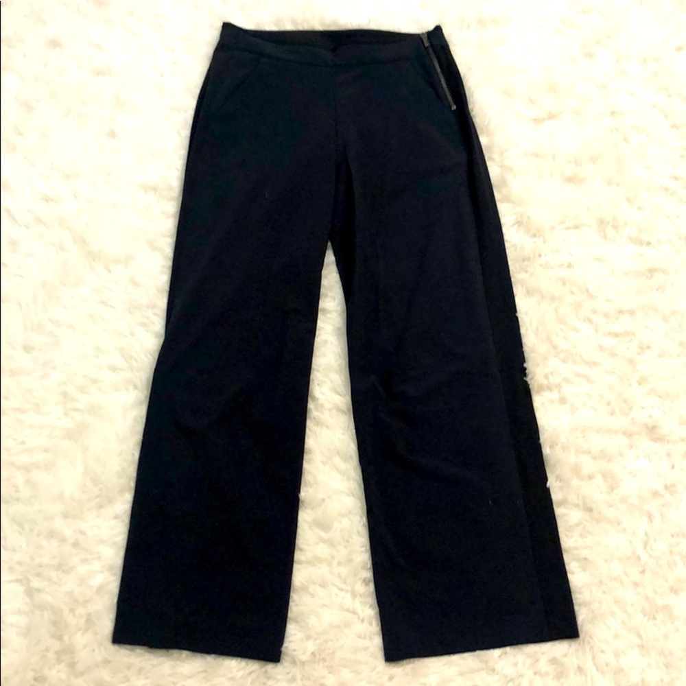 Navy/black Athleta work pant